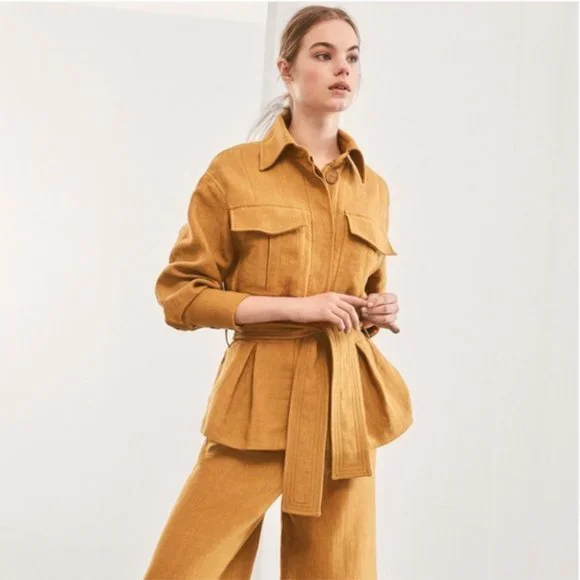 Safari jacket shop massimo dutti